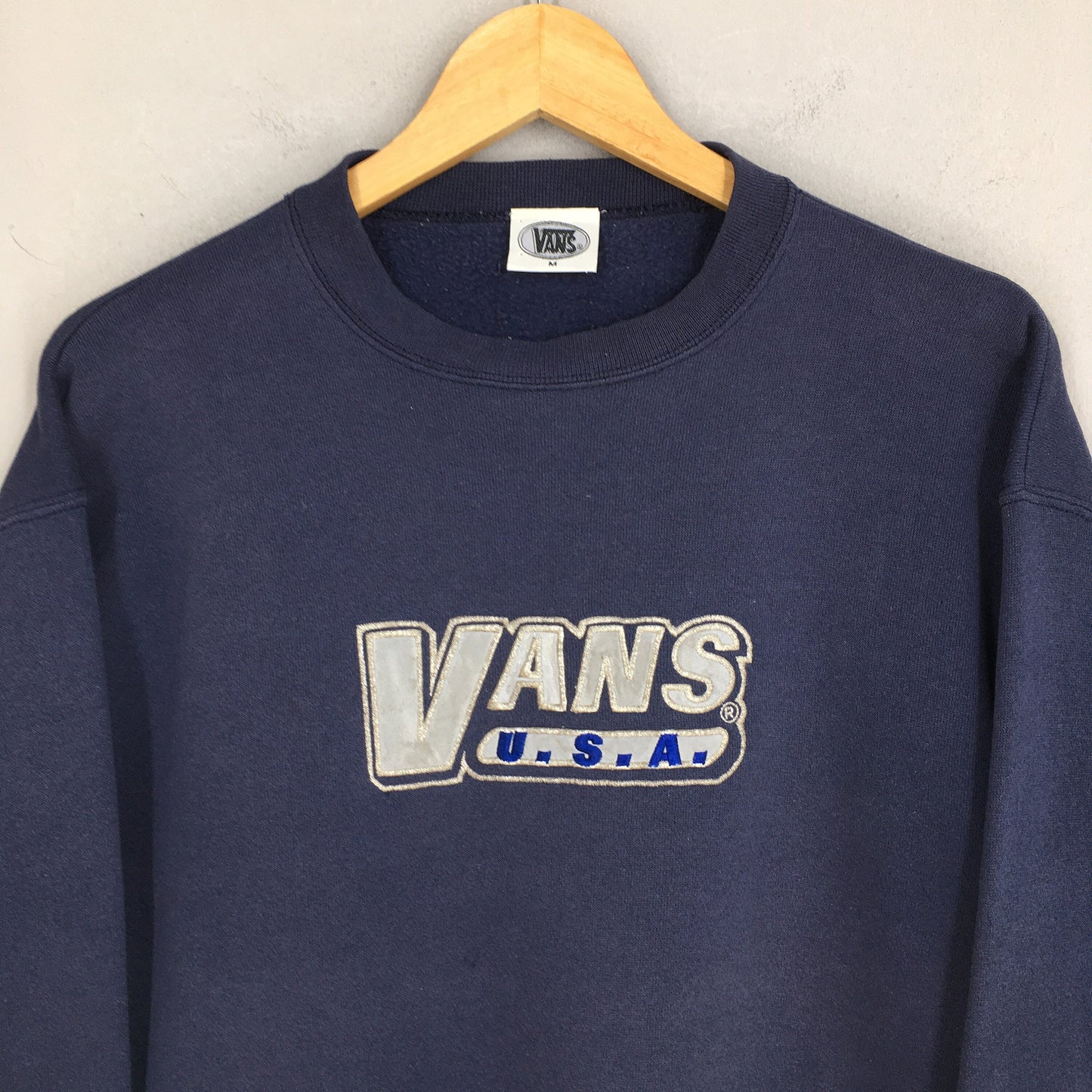 Vans Usa Blue Sweatshirt Medium