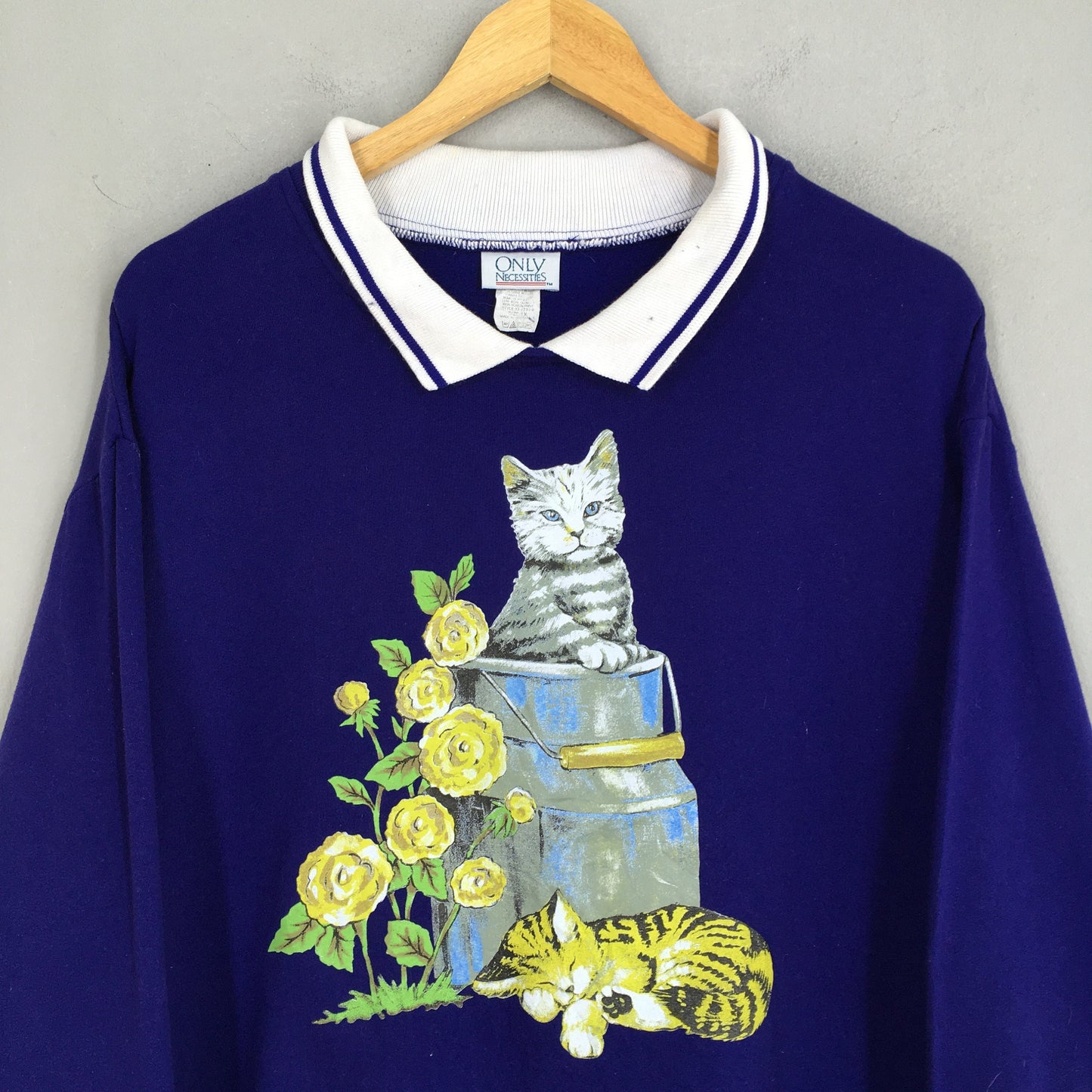 Morning Suns Kitten Baggy Sweatshirt 2XLarge