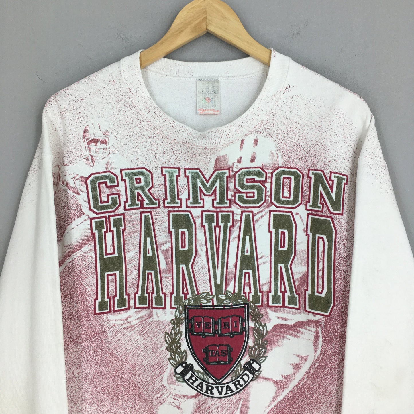 Harvard Crimson University White Sweatshirt Medium