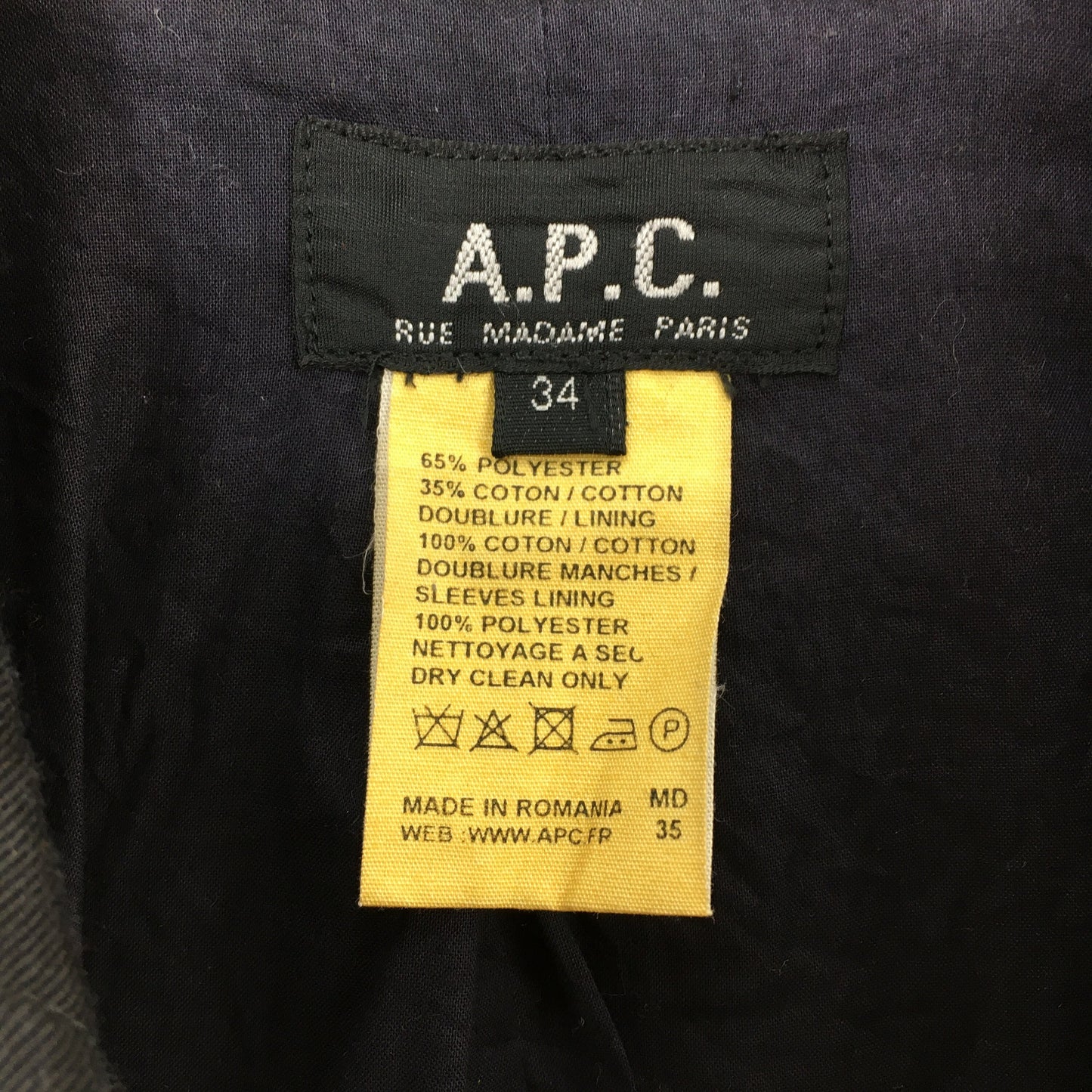 APC Long Coat Women's Designer Jacket XSmall