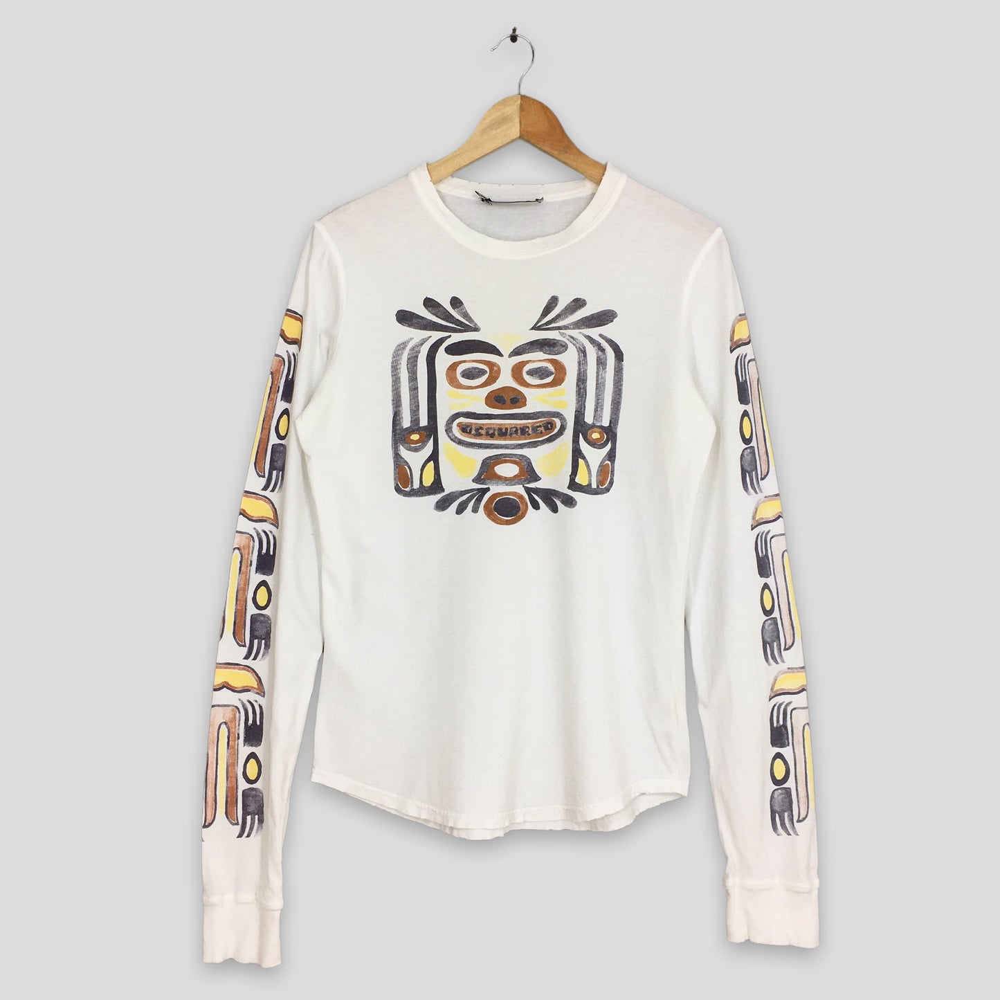 Dsquared2 Totemic Object Mika Art Longsleeve T shirt Small