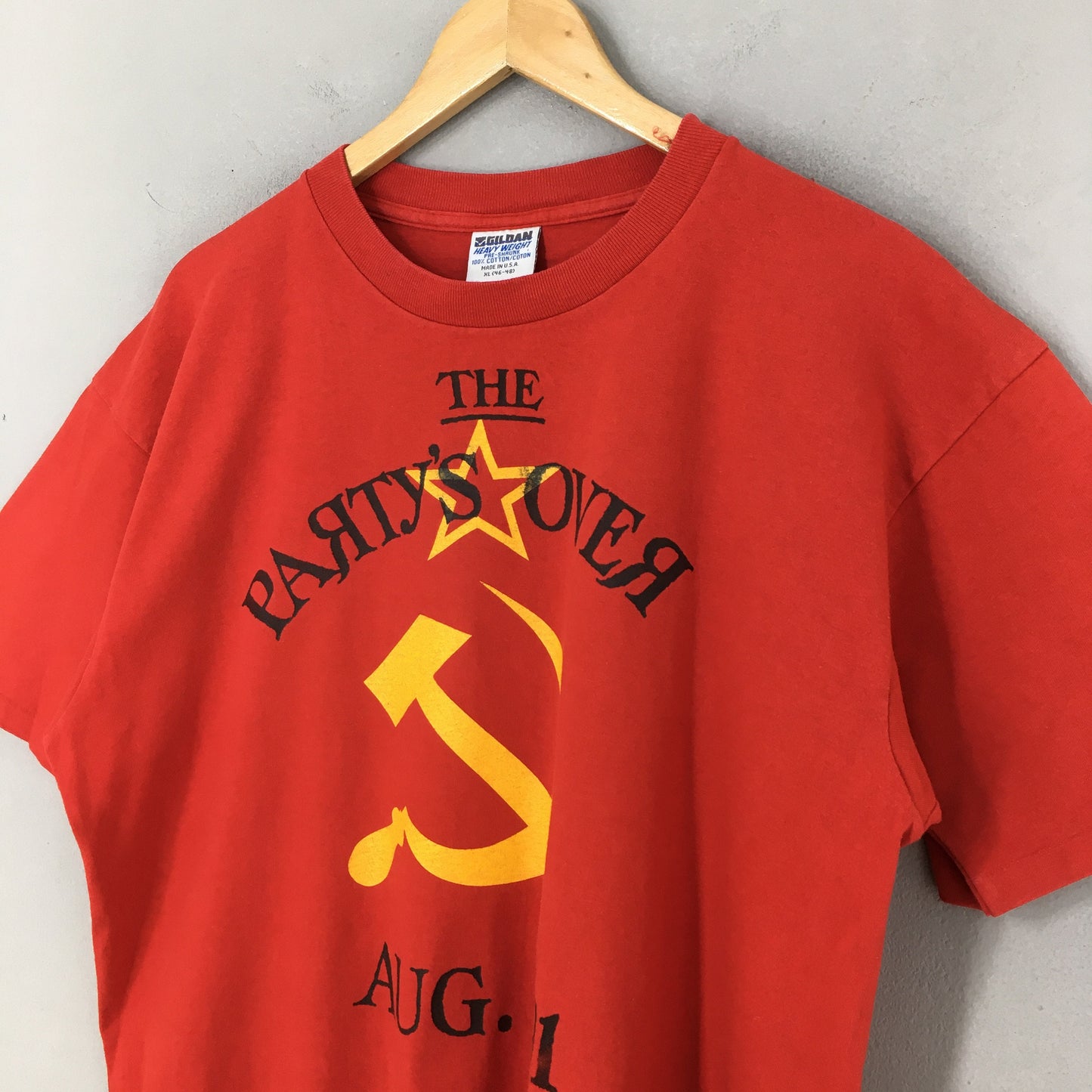 CCCP The Party Is Over Ussr T-shirt XLarge