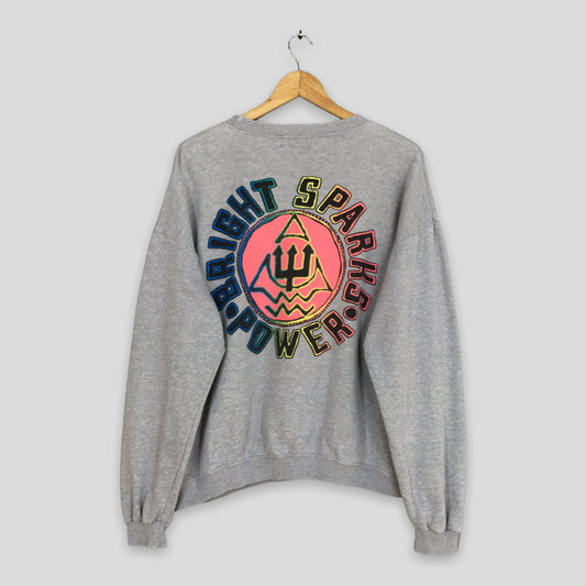Bright Sparks Power Gray Sweatshirt Large