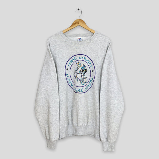 Lewis County Washington Gray Sweatshirt XLarge