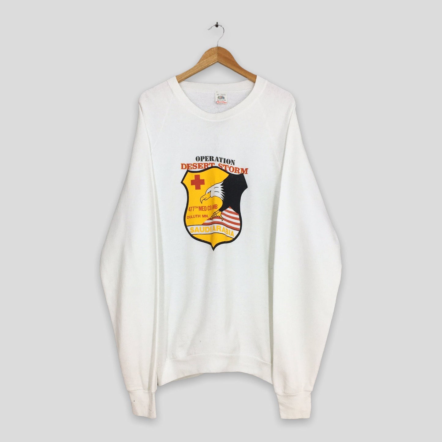 Desert Storm White Sweatshirt XXLarge