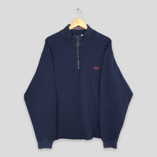 Reebok Sportswear Half Zipper Sweatshirt XLarge