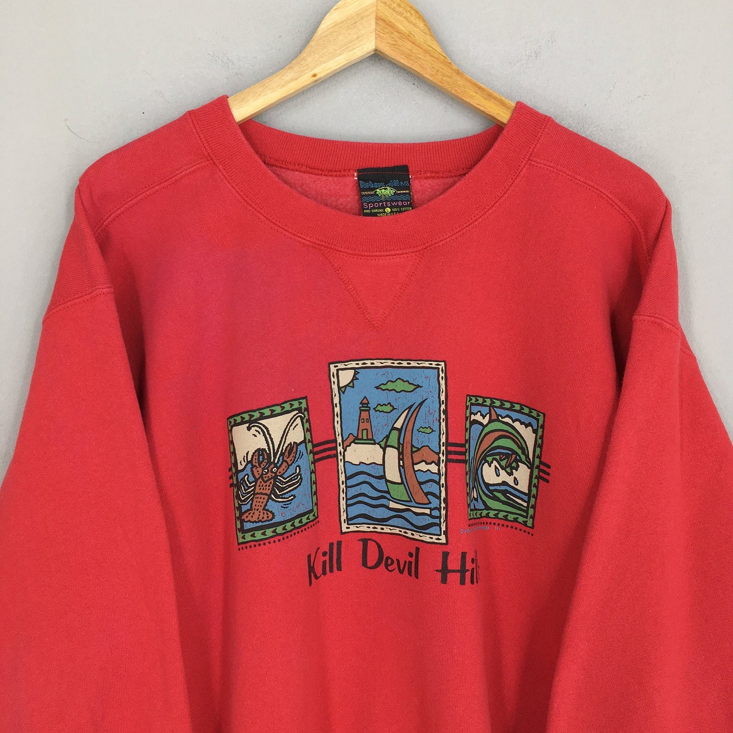 Kill Devil Hills Surf Yacht Sweatshirts Large