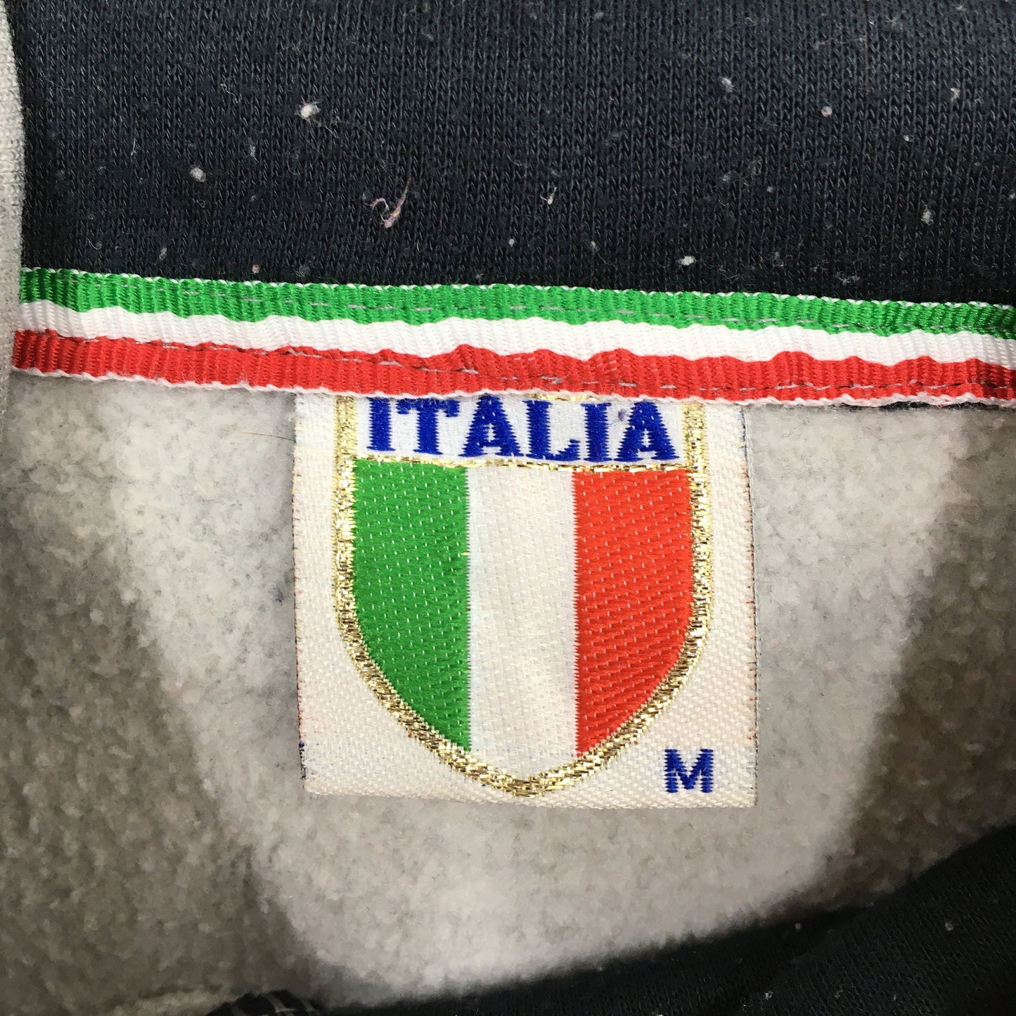 Italia Flag Gray Sweatshirts Medium