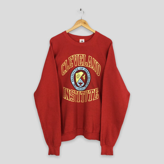 Cleveland Institute Red Sweatshirt XLarge