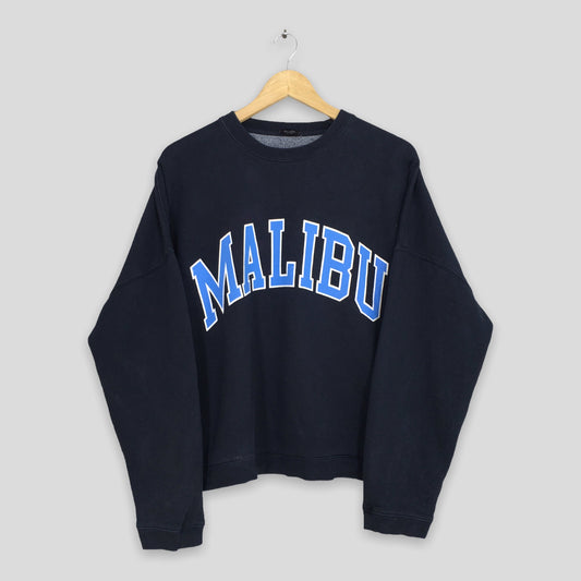 Malibu Printed Cropped Sweatshirts XXLarge