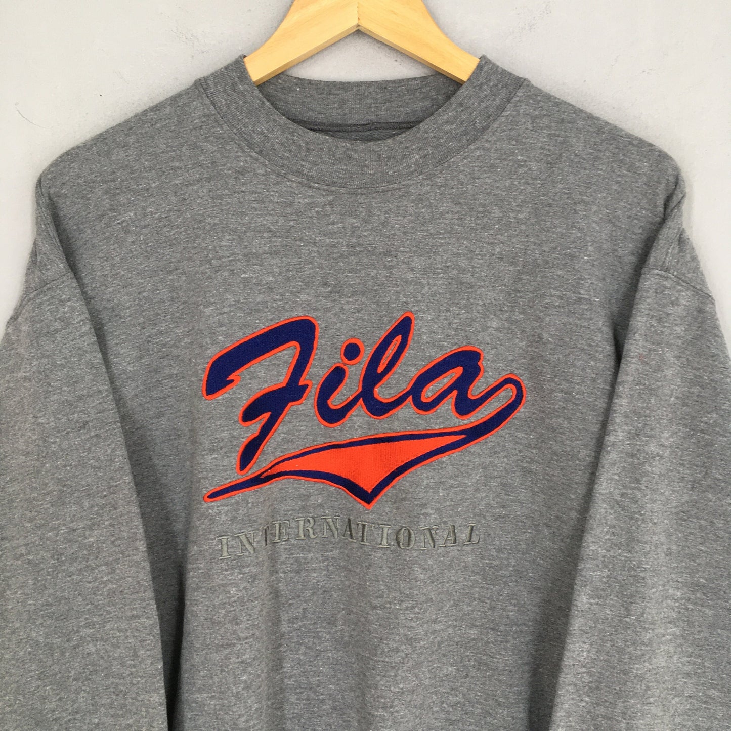 Fila Italia Gray Sweatshirt Large