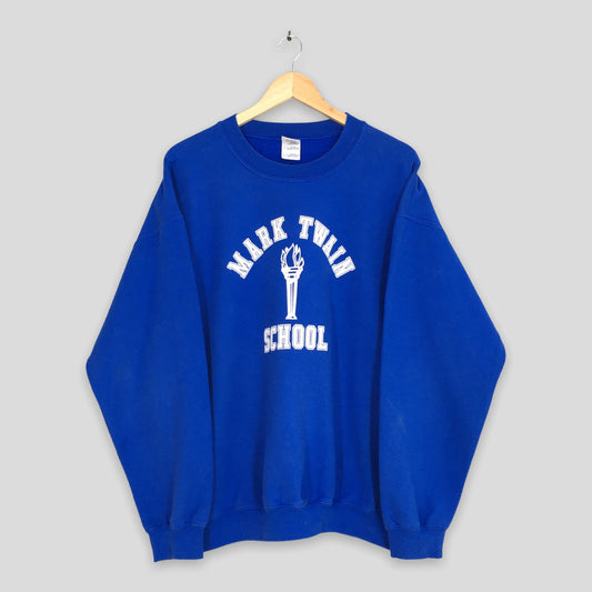 Mark Twain School Blue Sweatshirt Large