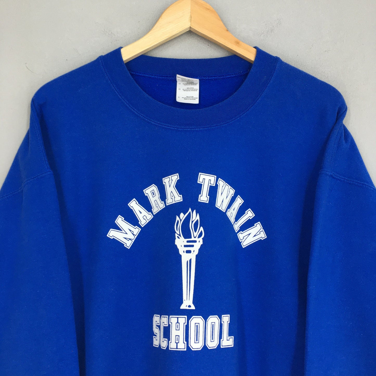 Mark Twain School Blue Sweatshirt Large