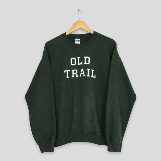 Old Trail Green Sweatshirt Medium