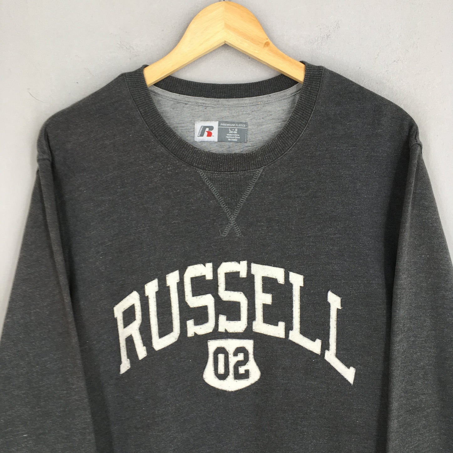 Russell Athletic Gray Sweatshirt Large