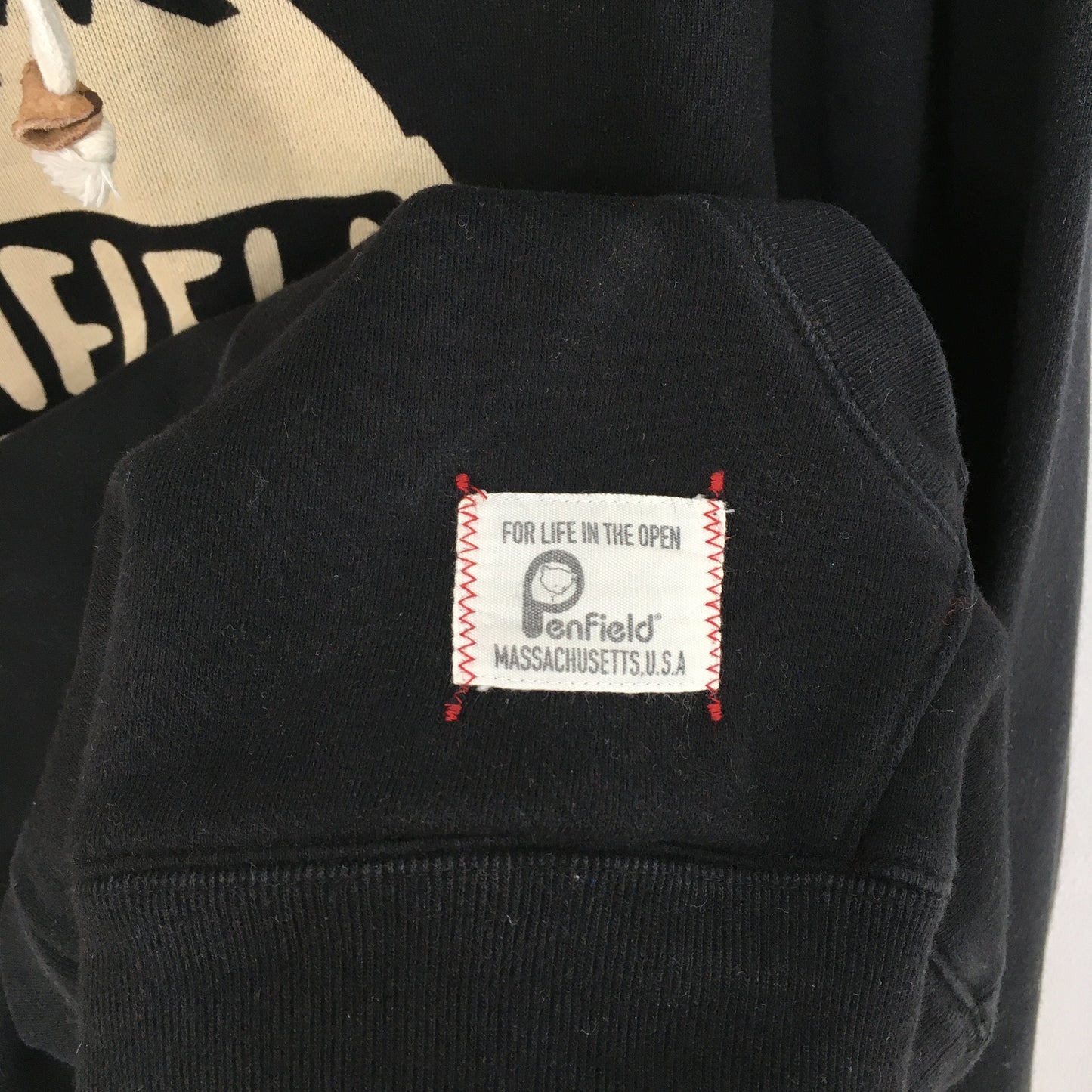 Penfield Usa Black Hoodie Large