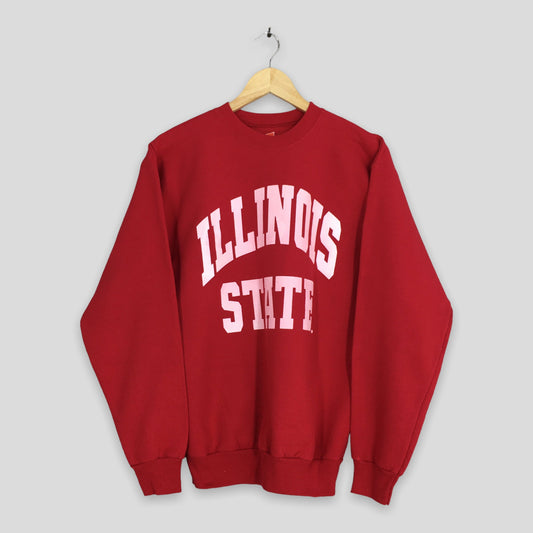 Illinois State University Red Sweatshirt Small