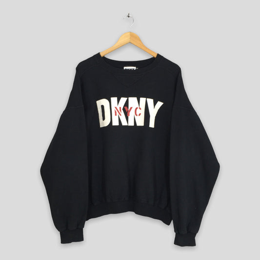 Dkny NYC Jeans Black Sweatshirt XXLarge