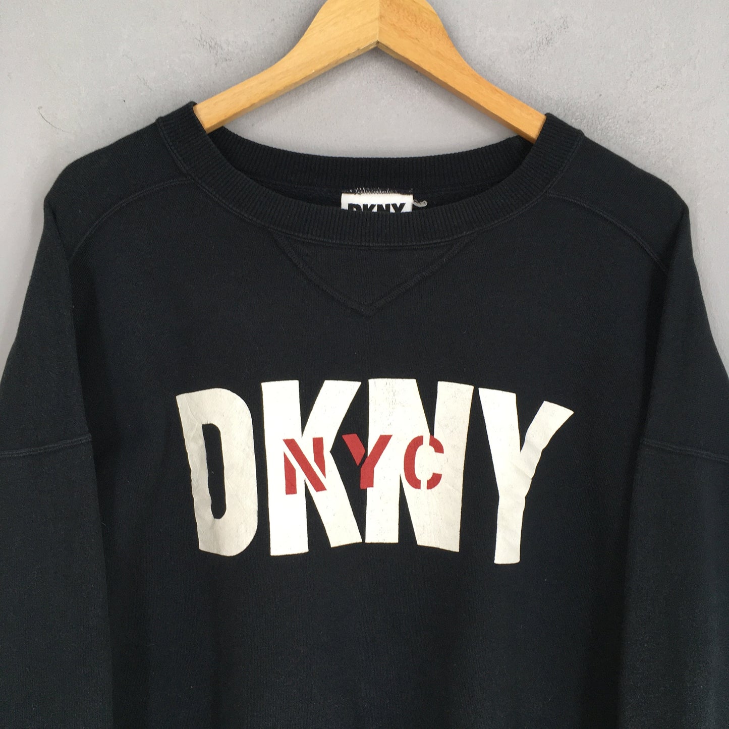 Dkny NYC Jeans Black Sweatshirt XXLarge