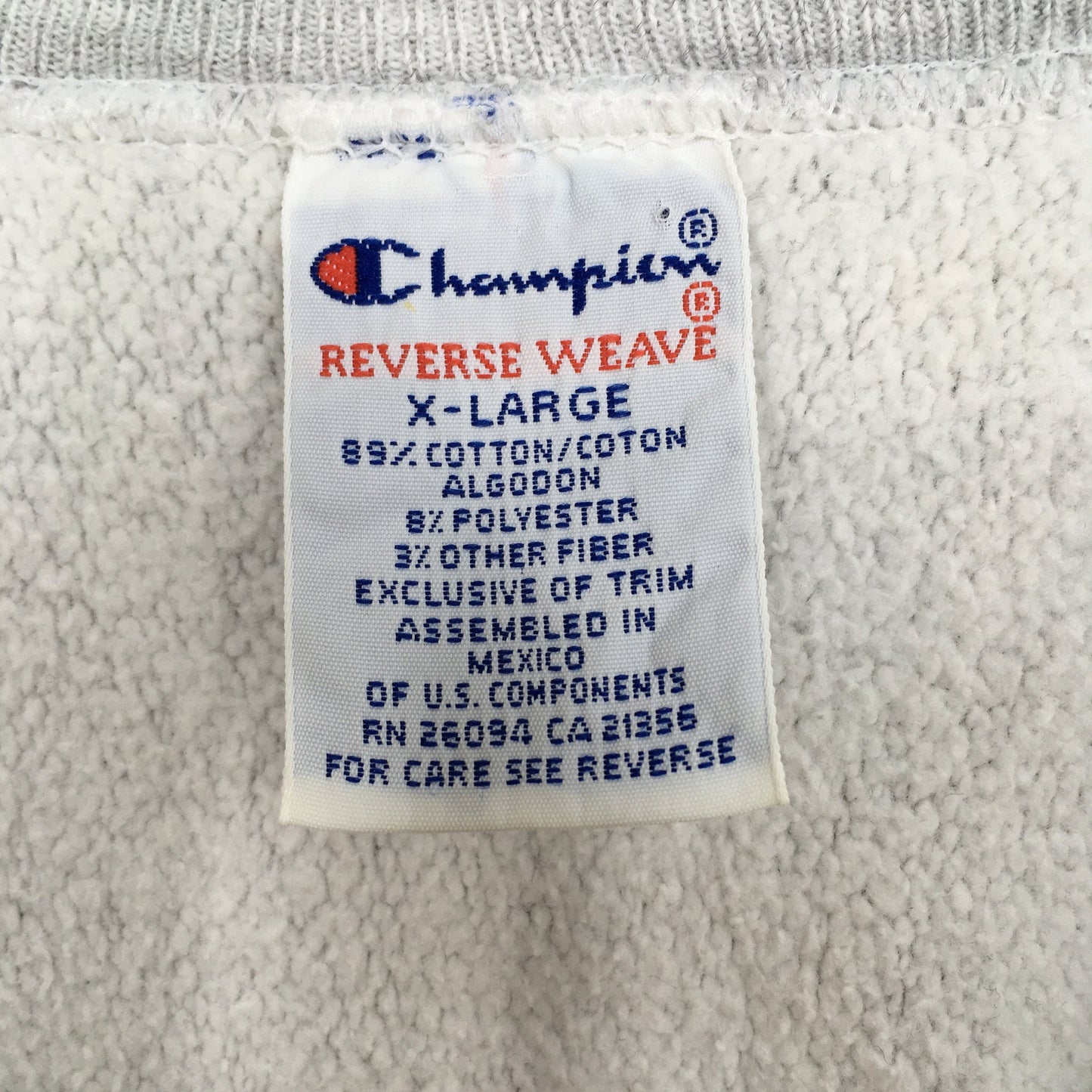 Champion Reverse  Weave East Providence Gray Sweatshirt XLarge