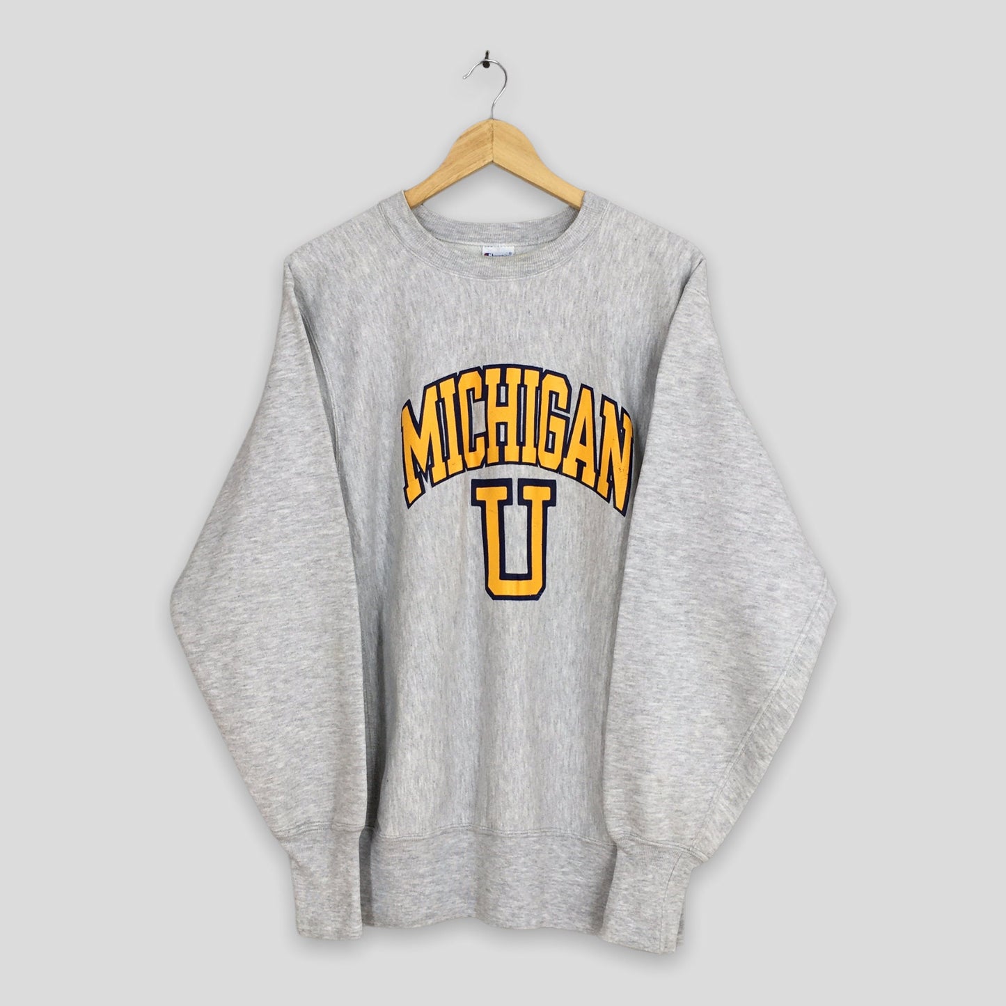 Champion Reverse Weave University Of Michigan Sweatshirt Large