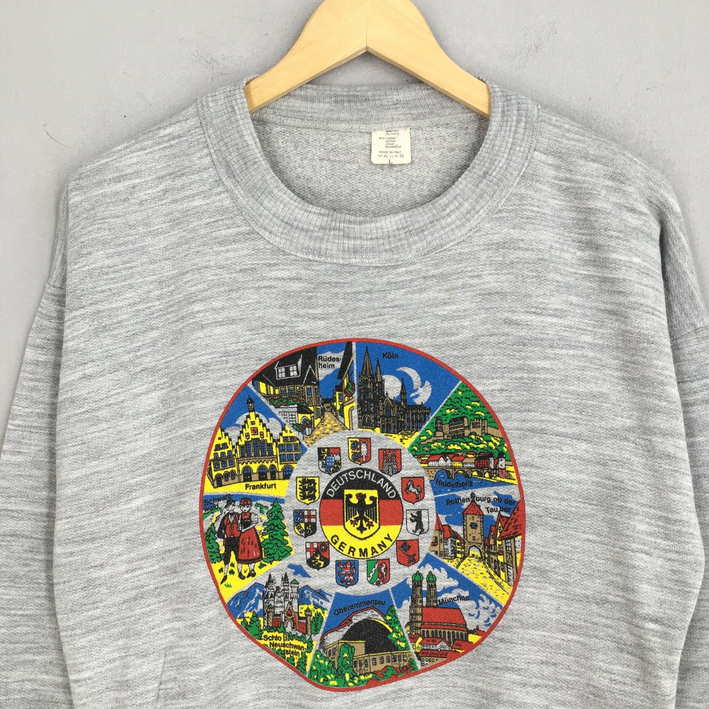 Germany City Deutschland Sweatshirt Large