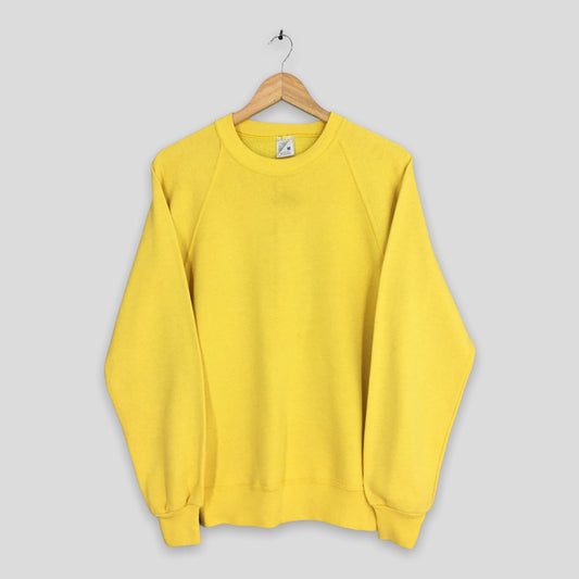 Jerzees Usa Yellow Sweatshirt Medium