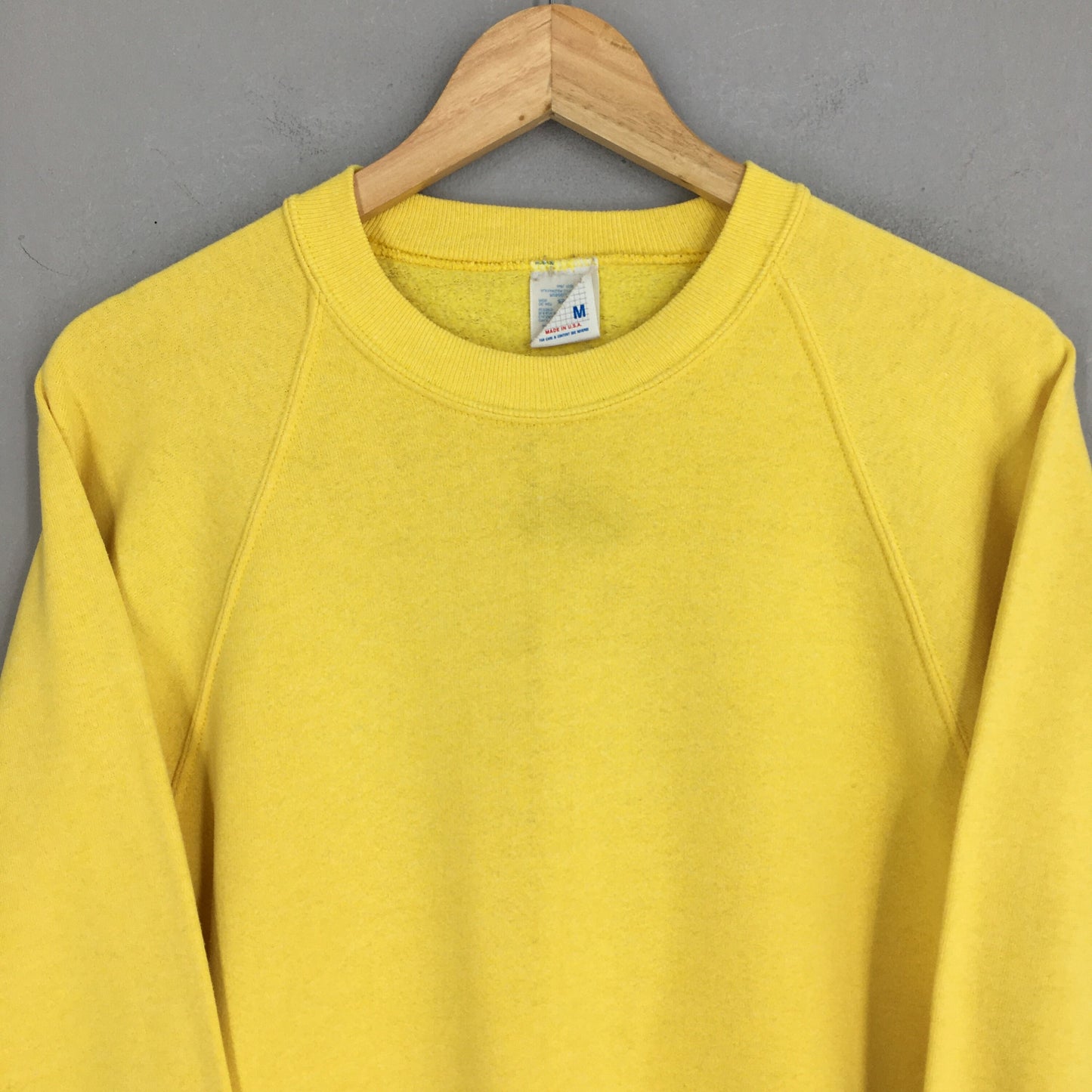 Jerzees Usa Yellow Sweatshirt Medium