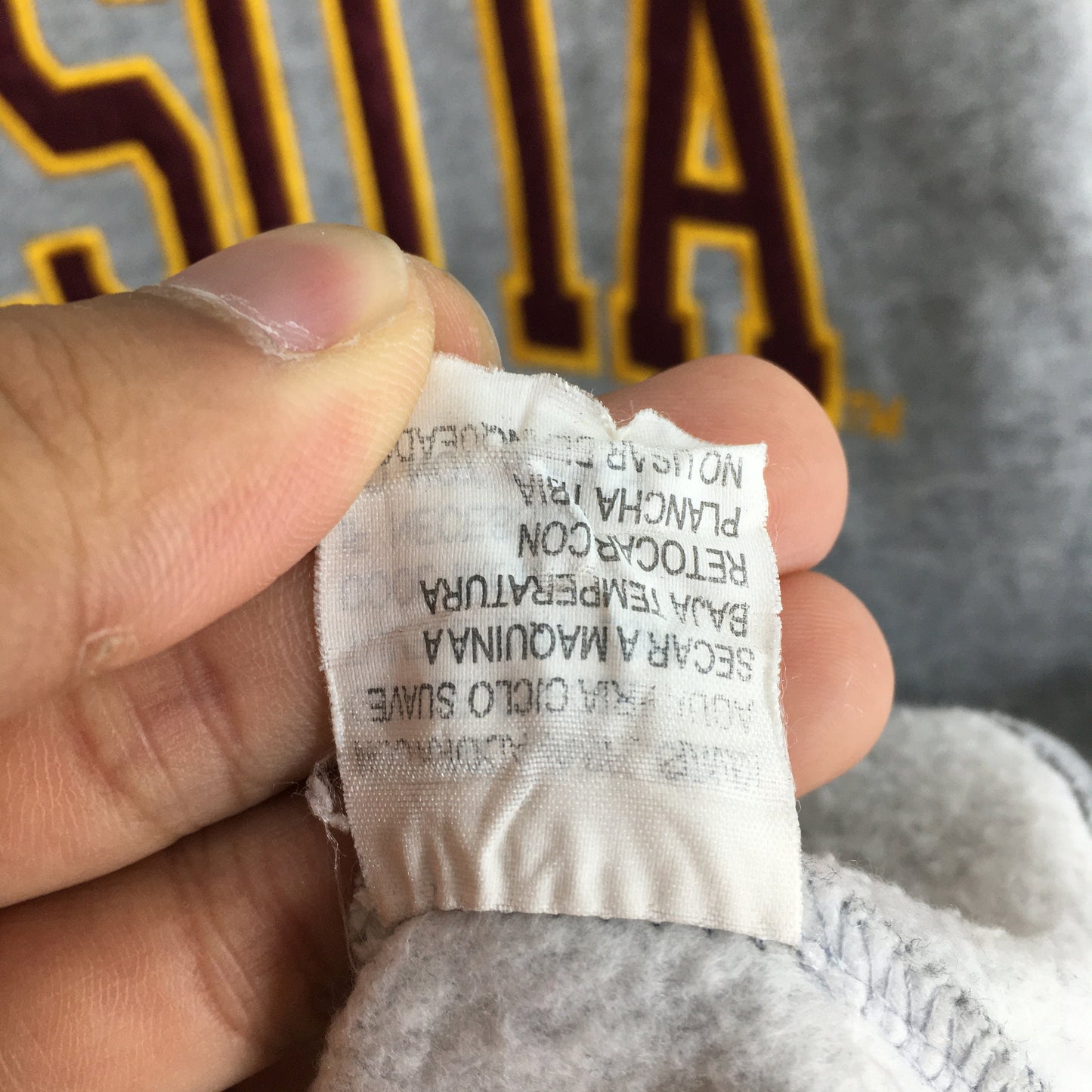 Minnesota Football NCAA Gray Sweatshirts Small