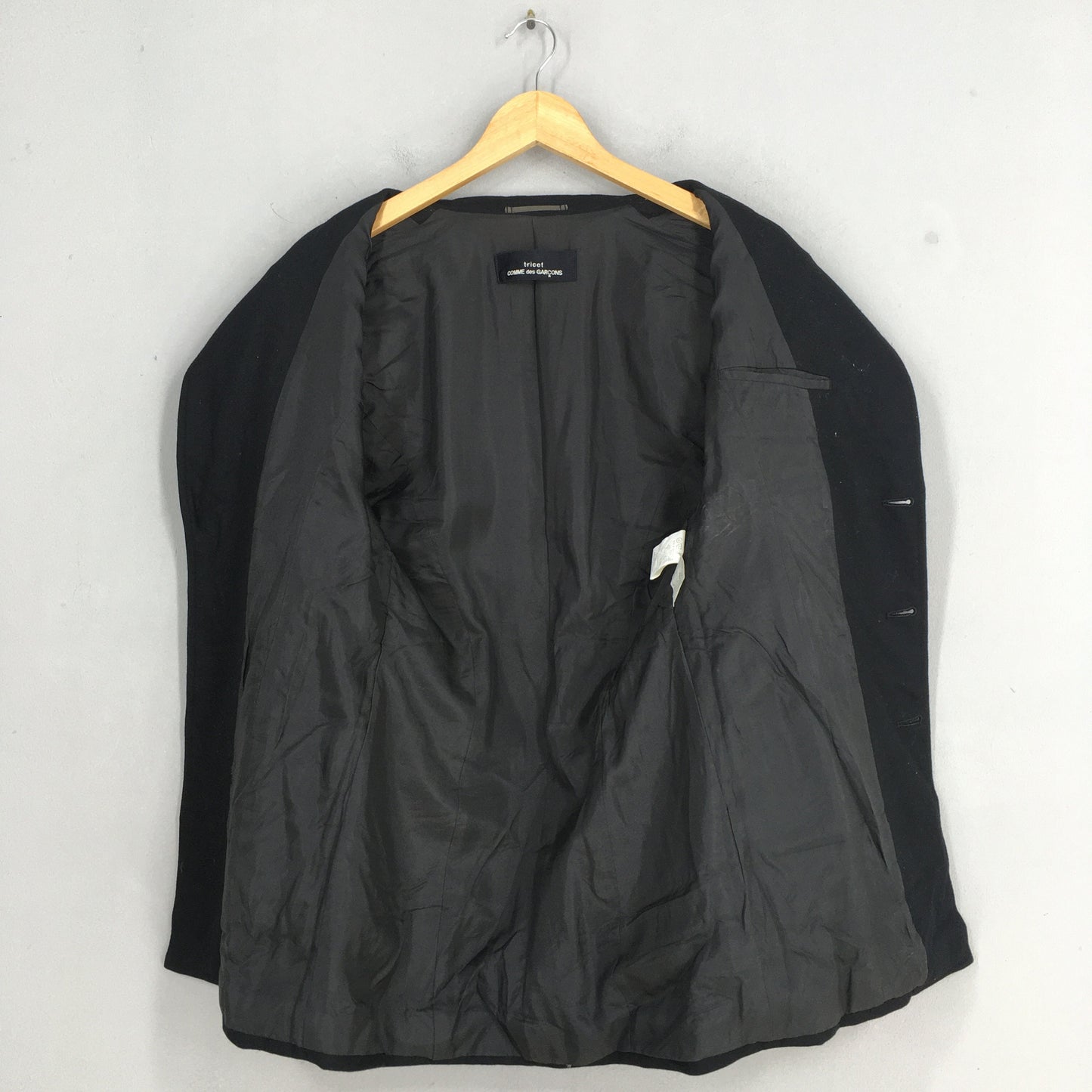 Tricot Comme Des Garcons Wool Coat Blazer Small