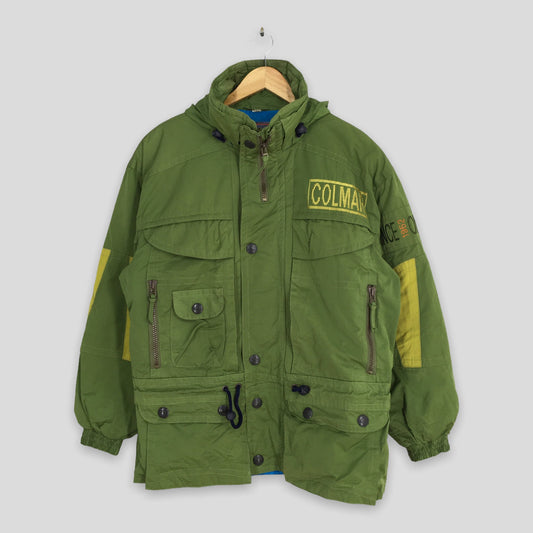 Colmar Japan Ski Wear Snow Gear Bomber Hoodie Jacket Large