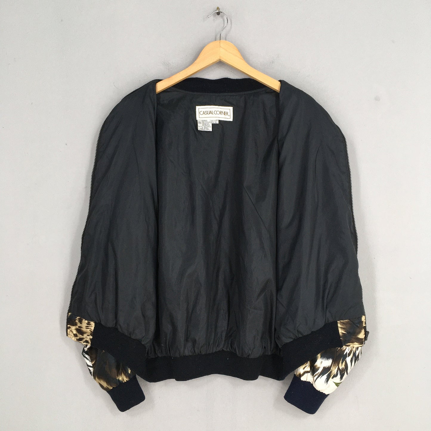 Bomber Baroque Tiger Overprint Jacket XXLarge