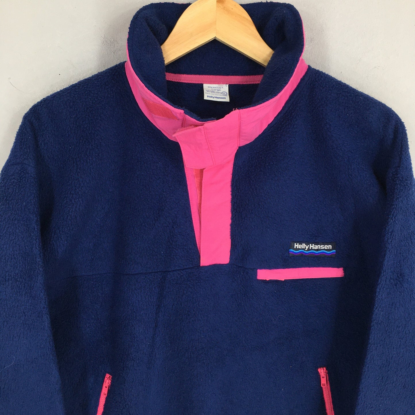 Helly Hansen Fleece Blue Sweatshirt Large