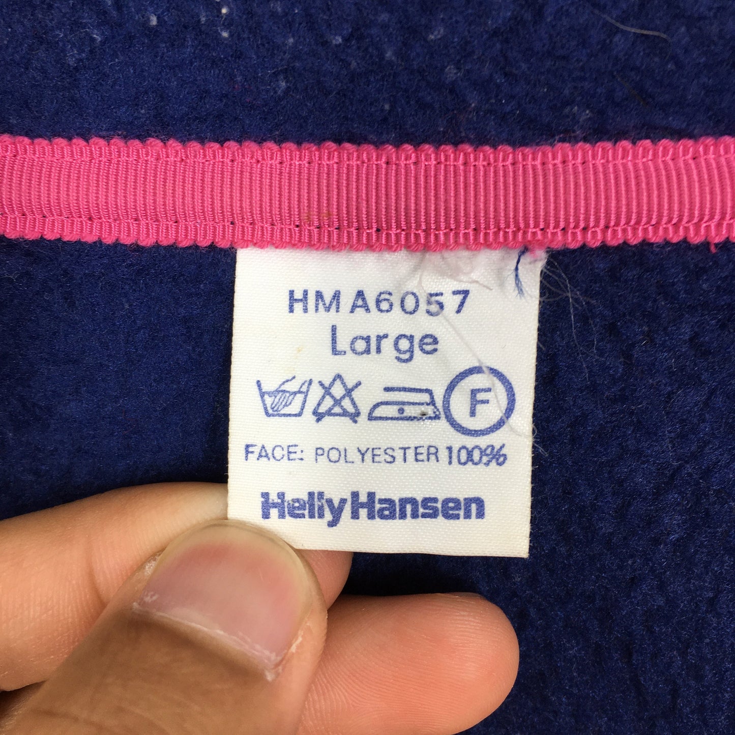 Helly Hansen Fleece Blue Sweatshirt Large