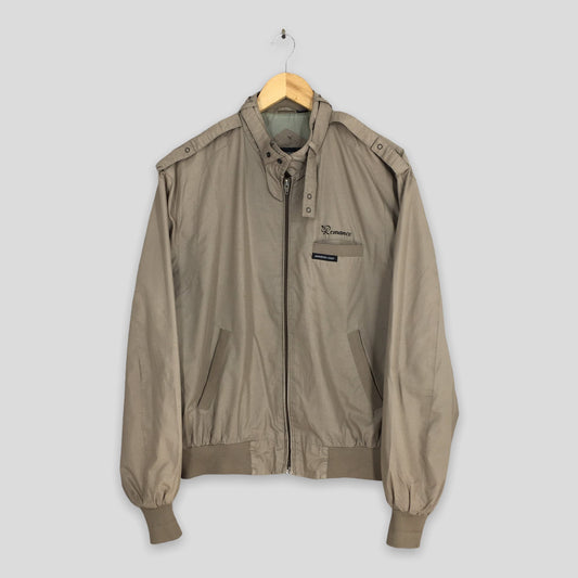 Members Only Harrington Beige Jacket Large