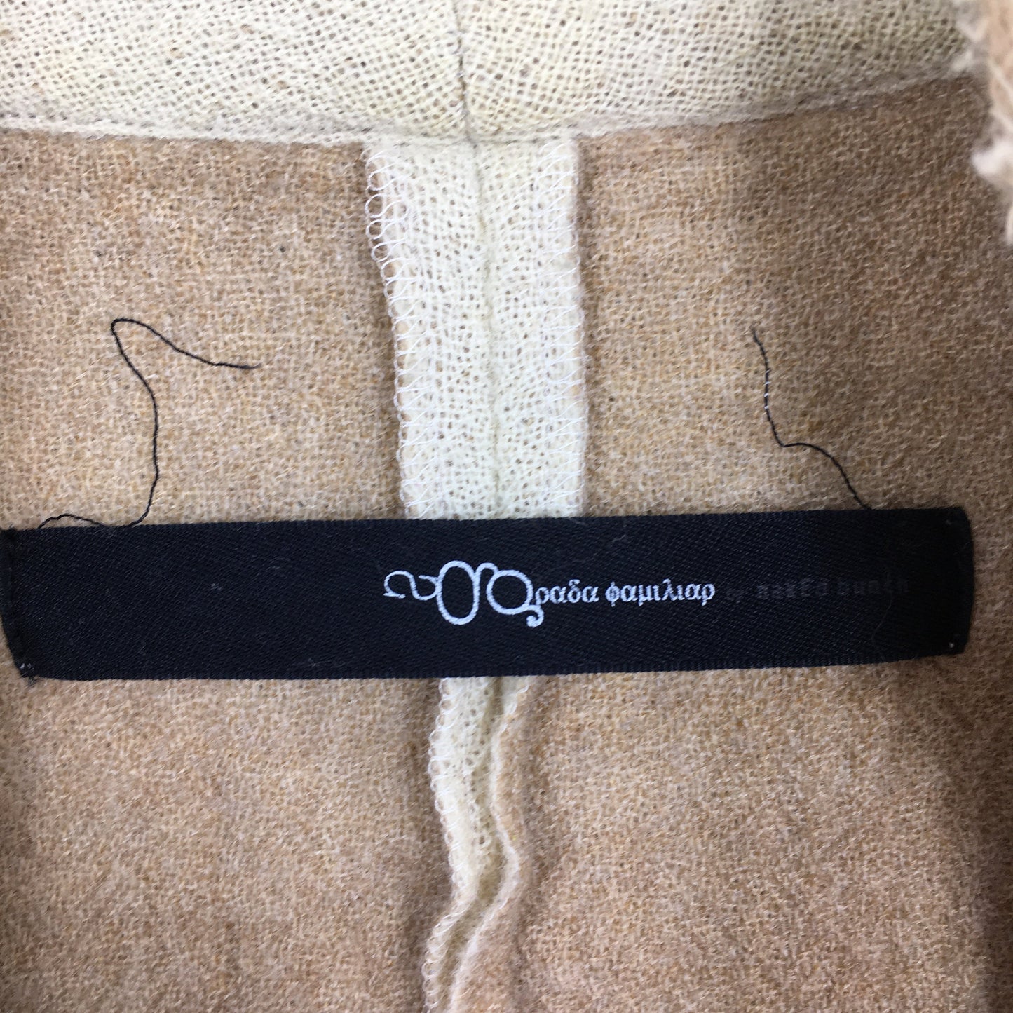 Wool Cardigan Long Jacket Small