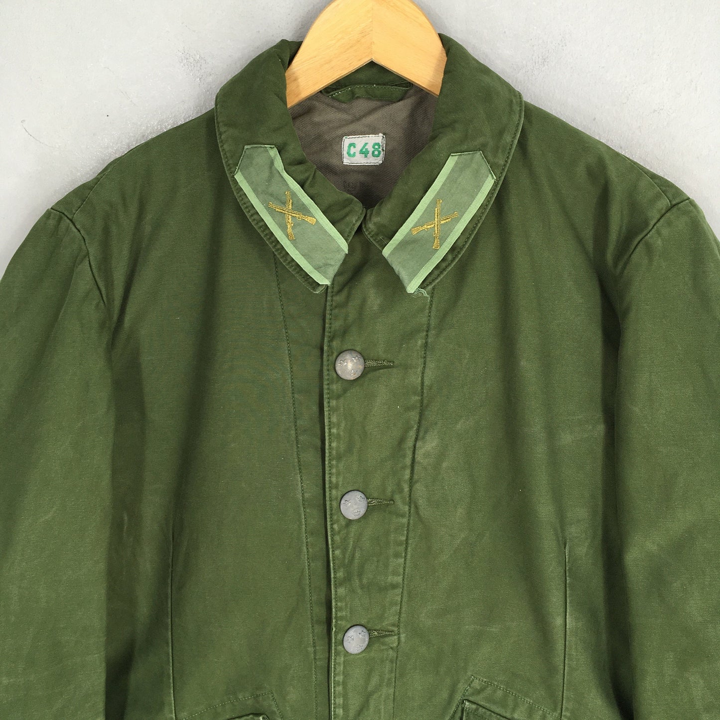 Swedish C48 Infrantry Military Jacket Medium