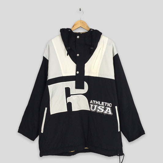 Russell Athletic Usa Windbreaker Jacket Black Medium