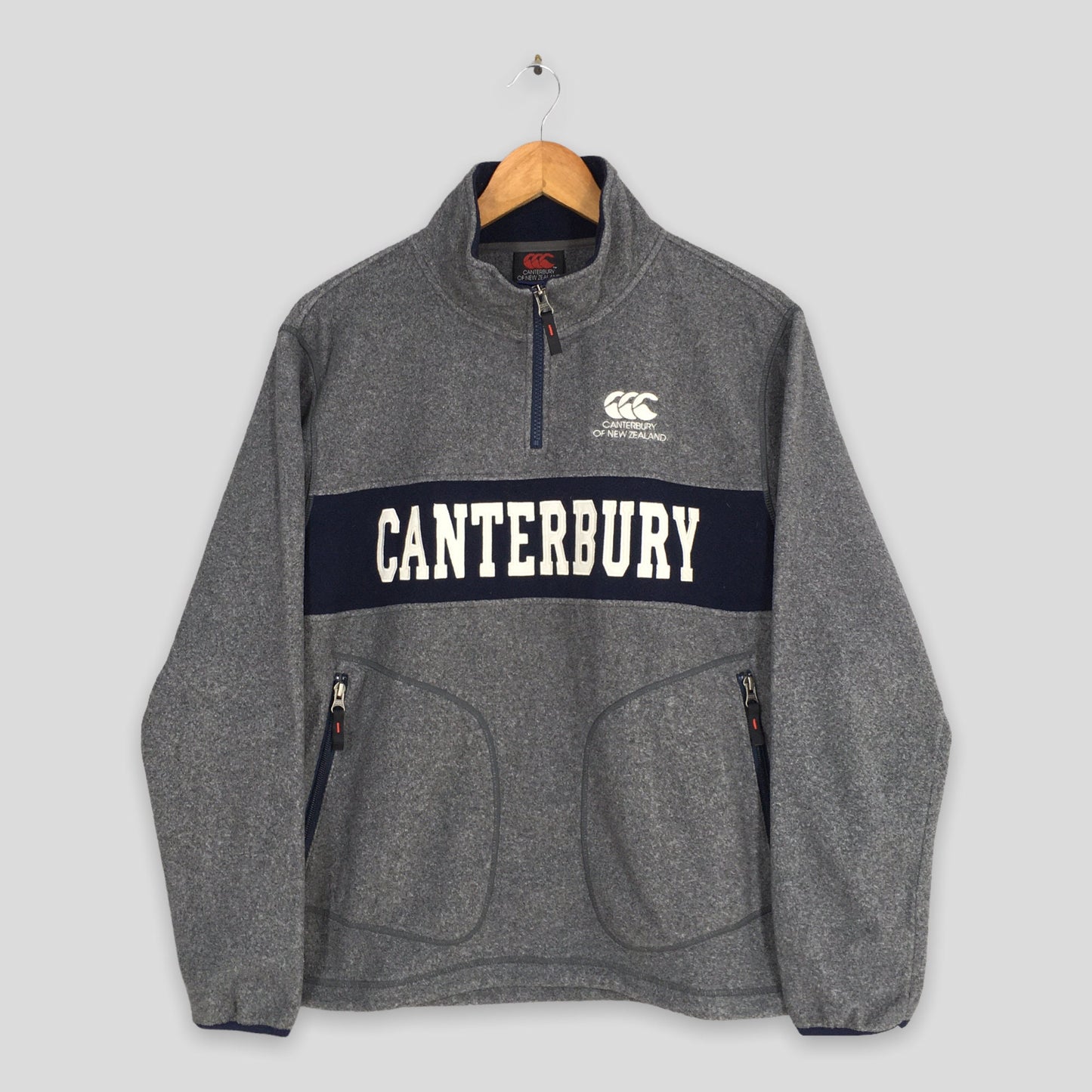 Canterbury Of New Zealand Rugby Gray Sweatshirt Medium