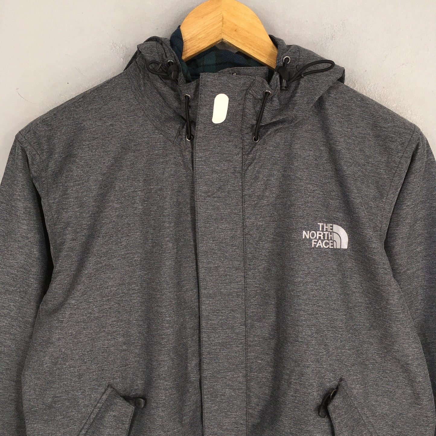 The North Face Gray Zip Up Hoodie Jacket Medium