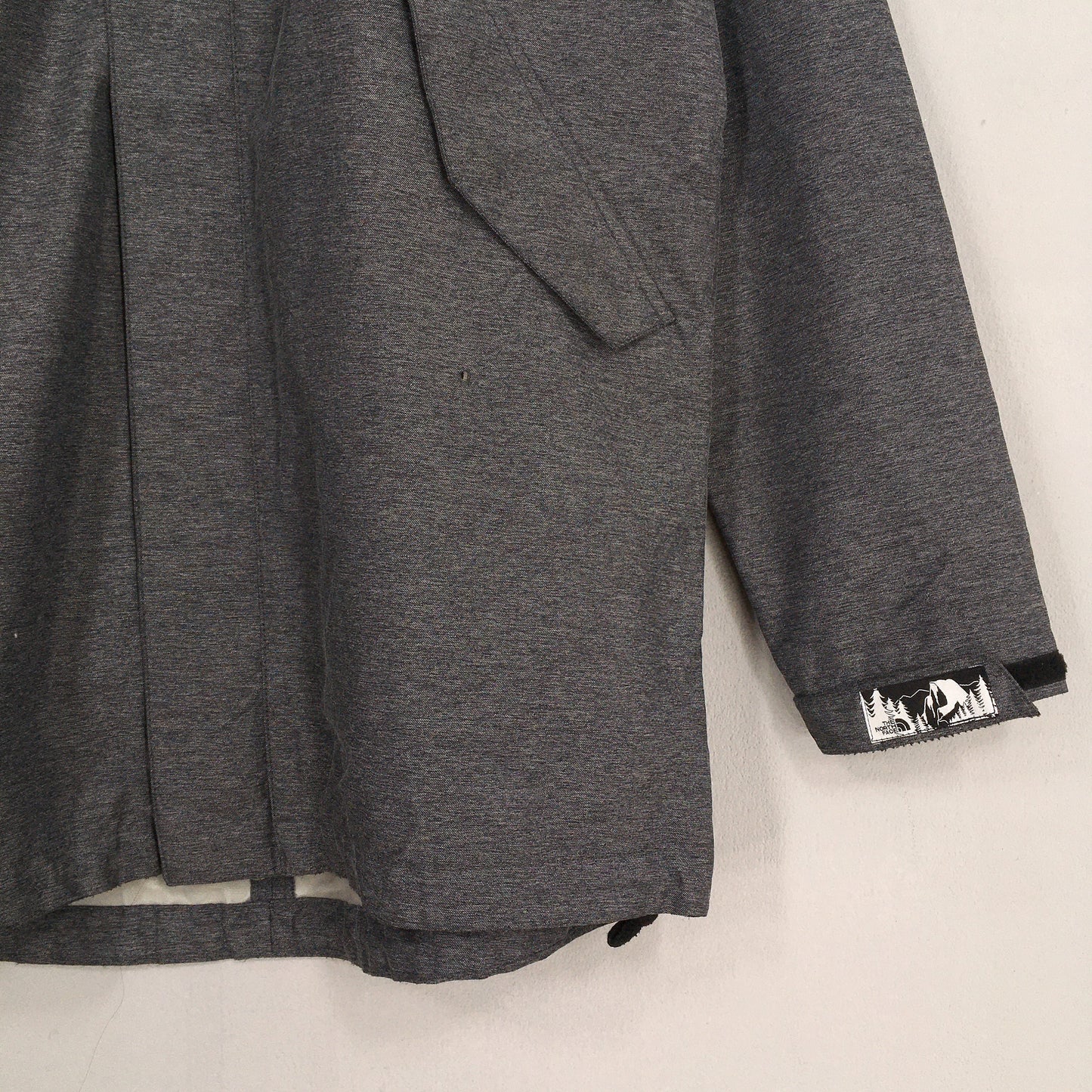 The North Face Gray Zip Up Hoodie Jacket Medium