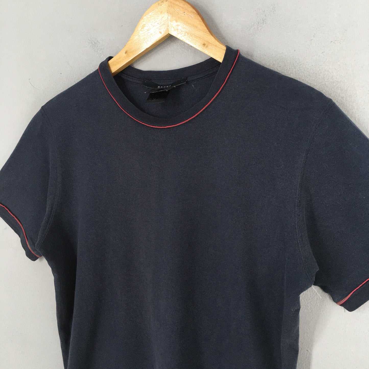 Gucci CC Italy Black Plain T shirt Small