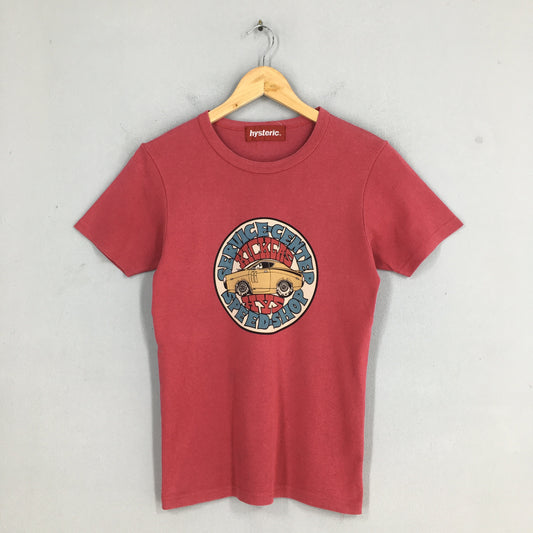 Hysteric Glamour Japan Punk Fashion Red Tshirt XSmall