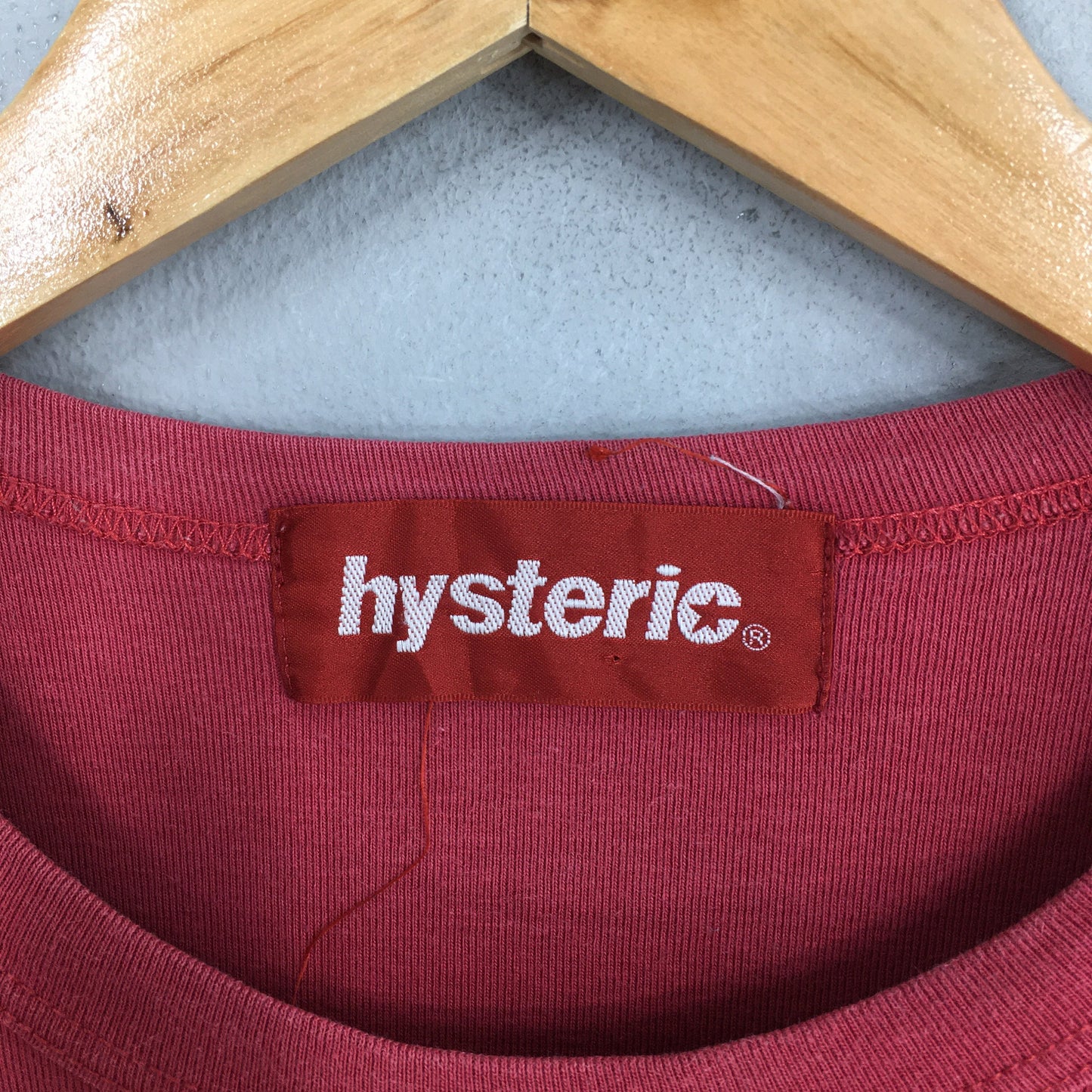 Hysteric Glamour Japan Punk Fashion Red Tshirt XSmall