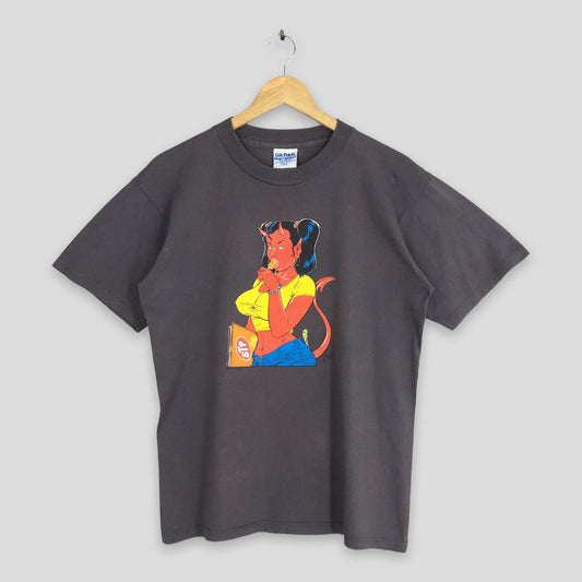 Coop Stone Temple Pilots Pop Art Devil Girl T shirt Medium