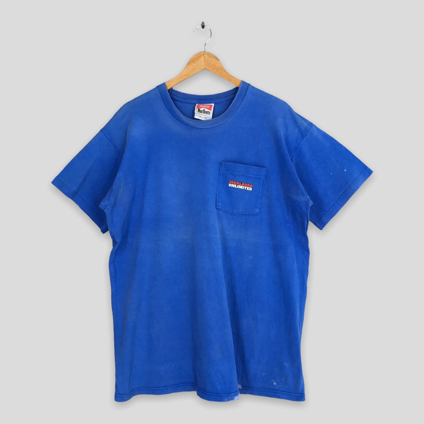 Marlboro Unlimited Blue T shirt Large