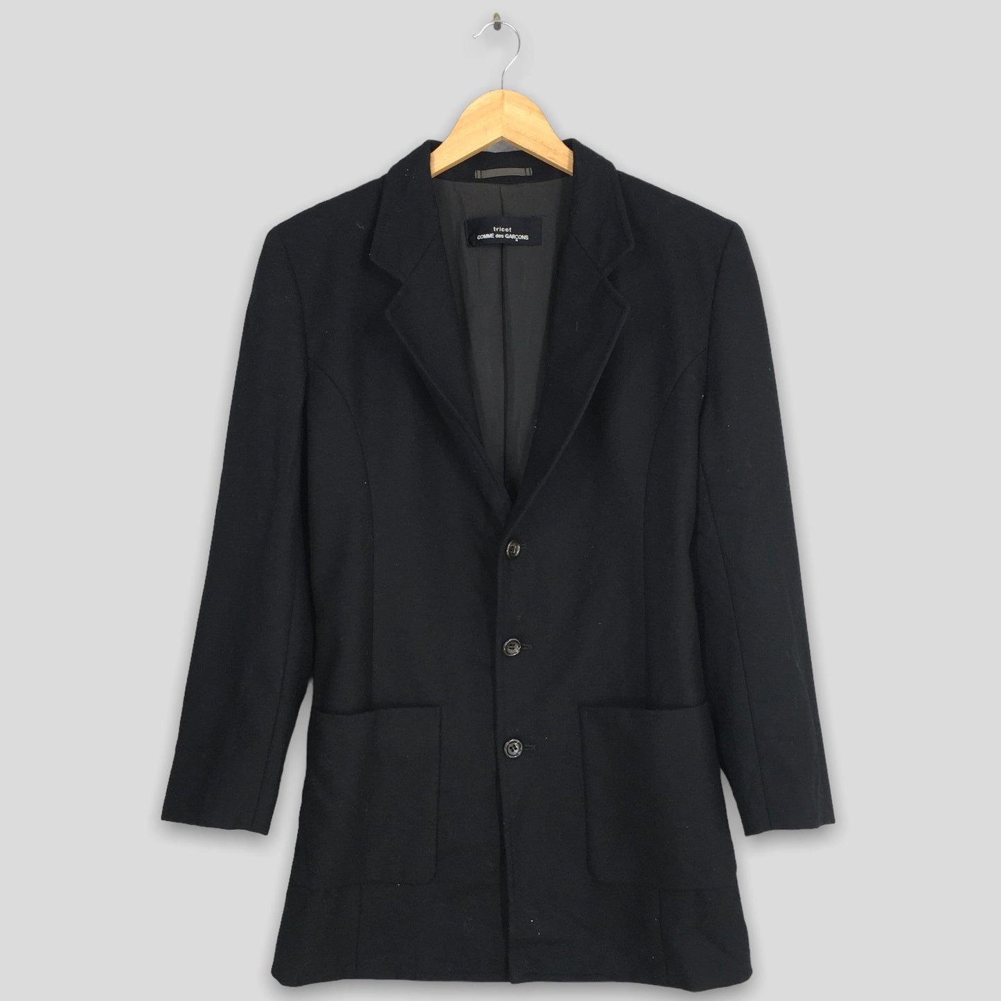 Tricot Comme Des Garcons Wool Coat Blazer Small
