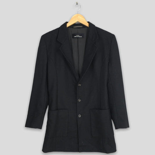 Tricot Comme Des Garcons Wool Coat Blazer Small