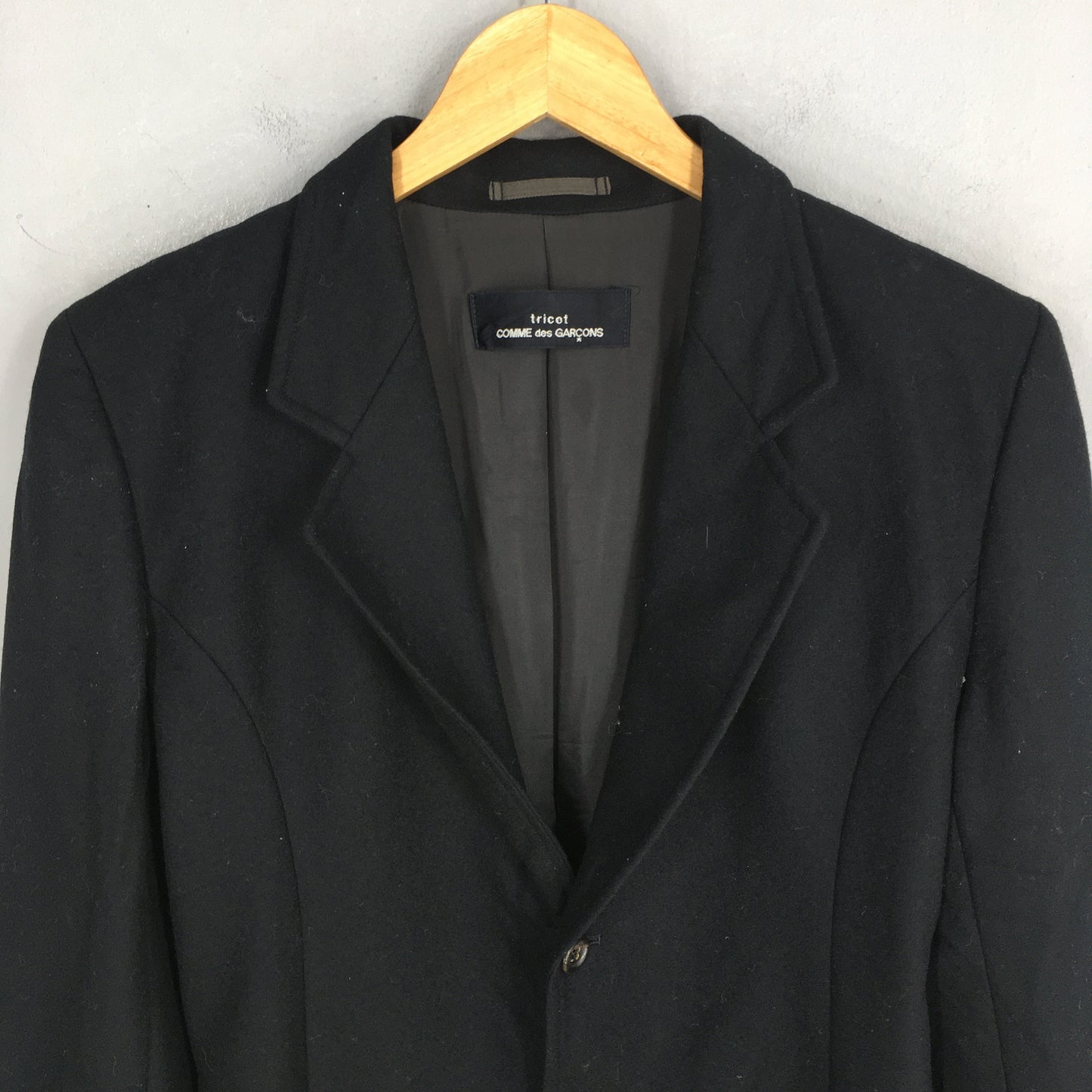 Tricot Comme Des Garcons Wool Coat Blazer Small