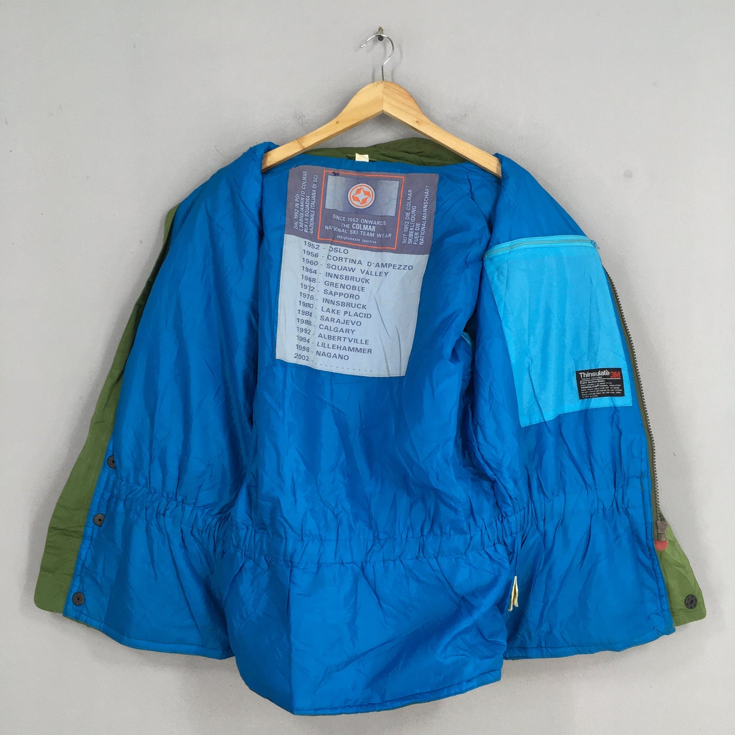 Colmar Japan Ski Wear Snow Gear Bomber Hoodie Jacket Large